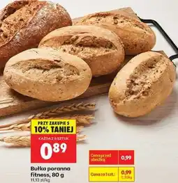 Biedronka bułka poranna fitness , 80 g oferta