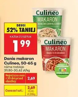 Biedronka Danie makaron Culineo, 50-65 g oferta