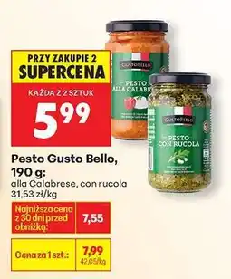 Biedronka Pesto Gusto Bello, 190 g oferta