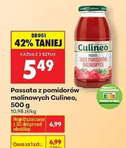 Biedronka Passata z pomidorów malinowych Culineo, 500 g oferta