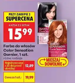Biedronka Farba do włosów Color Sensation Garnier, 1 szt oferta