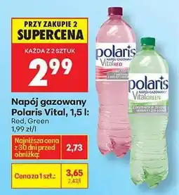 Biedronka Napój gazowany Polaris Vital, 1,5 l oferta