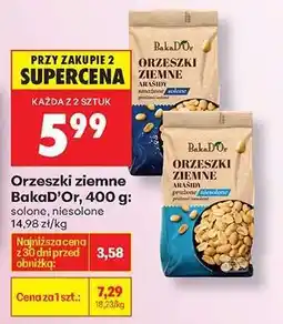 Biedronka Orzeszki ziemne BakaD’Or, 400 g oferta