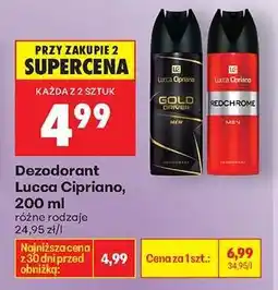 Biedronka Dezodorant Lucca Cipriano 200 ml oferta