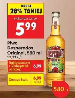 Biedronka Piwo Desperados Original , 580 ml oferta