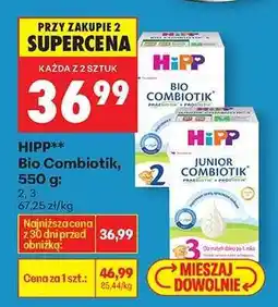 Biedronka HIPP** Bio Combiotik, 550 g oferta
