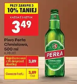 Biedronka Piwo Perla Chmielowa , 500 ml oferta