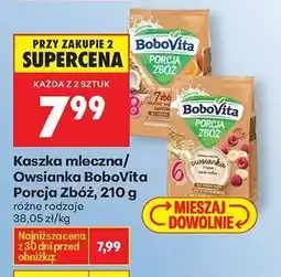 Biedronka Kaszka mleczna/Owsianka BoboVita Porcja Zbóż, 210 g oferta