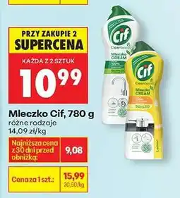 Biedronka Mleczko Cif, 780 g oferta