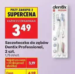 Biedronka Szczoteczka do zębów Dentix Professional, 2 szt oferta