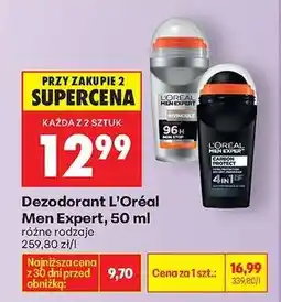 Biedronka Dezodorant L'Oreal Men Expert, 50 ml oferta