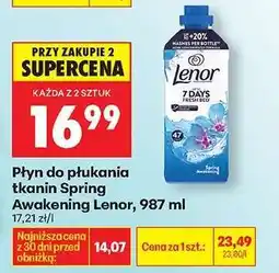 Biedronka Płyn do płukania tkanin Spring Awakening Lenor, 987 ml oferta