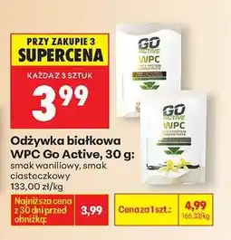 Biedronka Odżywka białkowa WPC go Active, 30 g oferta