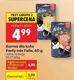 Biedronka Karma dla kota Party mix Felix 60 g oferta