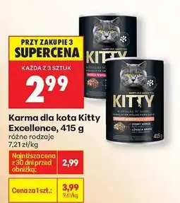 Biedronka Karma dla kota Kitty Excellence, 415 g oferta