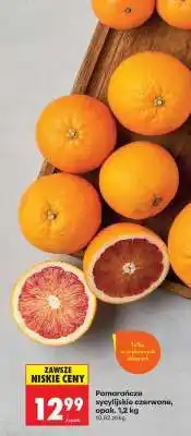 Biedronka Pomarańcze sycylijskie czerwone , opak 1,2 kg oferta
