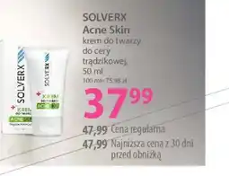 Hebe Solverx acne skin krem do twarzy do cery trądzikowej oferta