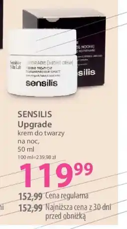 Hebe Sensilis upgrade krem do twarzy na noc oferta