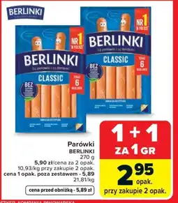Carrefour Berlinki Parówki oferta
