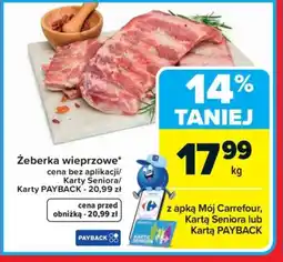 Carrefour Zeberka wieprzowe oferta