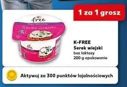 Kaufland K-FREE Serek wiejski bez laktozy oferta