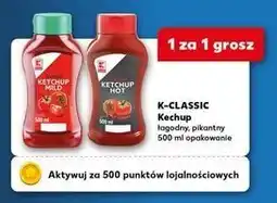Kaufland K-CLASSIC Ketchup łagodny, pikantny 500 ml opakowanie oferta