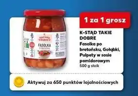 K-STĀD TAKIE DOBRE Fasolka po bretońsku, Gołąbki, Pulpet w sosie pomidorowym 500 g słoik