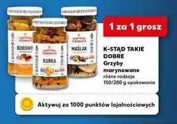 Kaufland K-STĀD TAKIE DOBRE Grzyby różne rodzaje 185/280 g opakowanie oferta