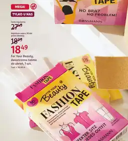 Rossmann For Your Beauty taśma do ubrań oferta