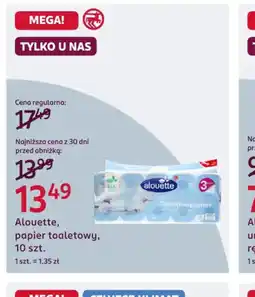Rossmann Alouette papier toaletowy oferta