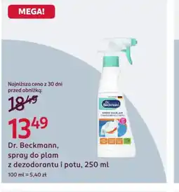 Rossmann Dr. Beckmann spray do plam oferta