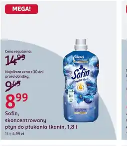 Rossmann Sofin płyn do płukania oferta