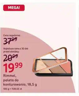 Rossmann Rimmel paleta do konturowania oferta
