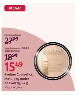 Rossmann Eveline Cosmetics matujący puder oferta