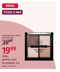 Rossmann Wibo paleta cieni do powiek oferta