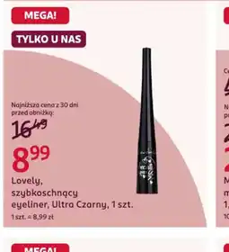 Rossmann Lovely szybkoschnący eyeliner oferta