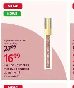 Rossmann Eveline Cosmetics matowa pomadka oferta