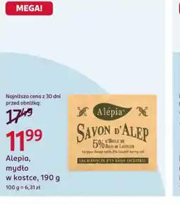 Rossmann Alépia mydło w kostce oferta