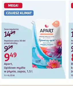 Rossmann Apart lipidowe mydło w płynie oferta