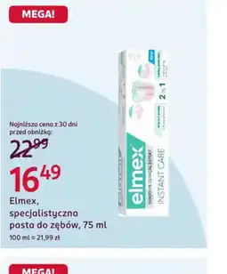 Rossmann Elmex specjalistyczna pasta do zębów oferta