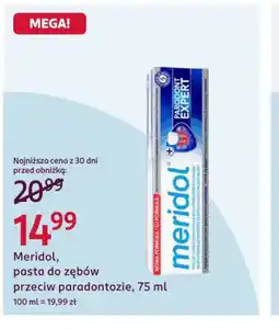 Rossmann Meridol pasta do zębów oferta