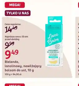 Rossmann Bielenda lanolinowy balsam do ust oferta