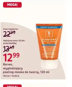 Rossmann Barwa wygładzający peeling-maska do twarzy oferta