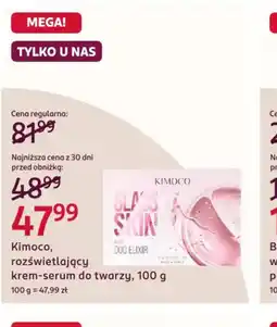 Rossmann Kimoco rozświetlający krem-serum do twarzy oferta