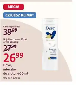 Rossmann Dove mleczko do ciała oferta