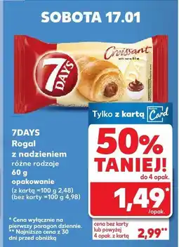 Kaufland Rogal z nadzieniem różne rodzaje oferta