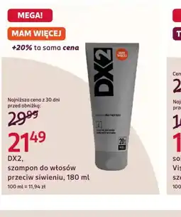 Rossmann DX2 szampon przeciw siwieniu oferta