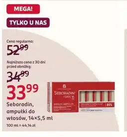 Rossmann Seboradin ampułki do włosów oferta