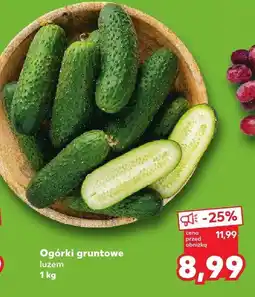 Kaufland Ogórki gruntowe luzem oferta