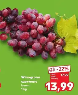 Kaufland Winogrona czerwone luzem oferta